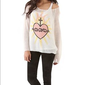 Wildfox Sacred Heart Sweater
